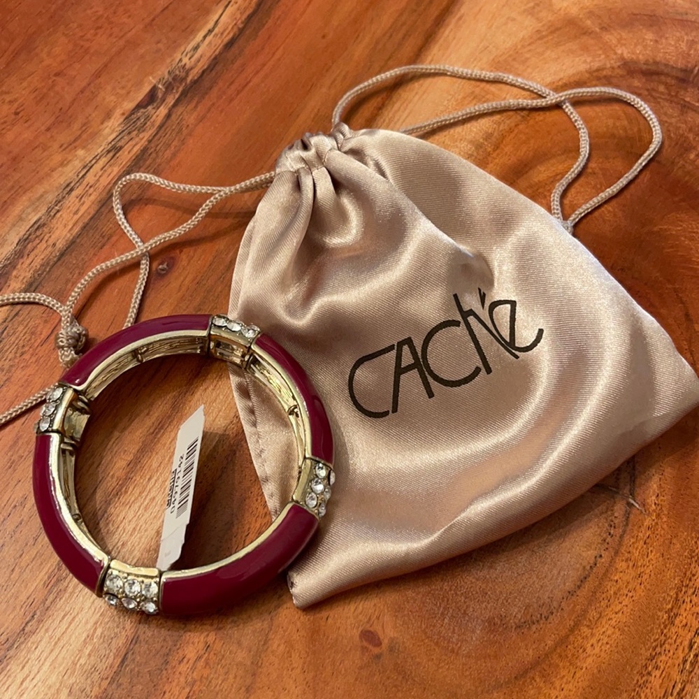 NWT CACHE STRETCH BANGLE BRACELET - Picture 4 of 10